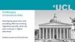 Image of cover slide of the AdvanceHE presentation.